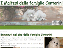 Tablet Screenshot of canimaltesi.it